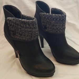 Black ankle boots